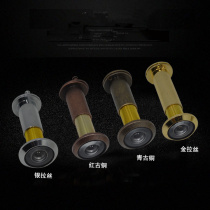 (Daily special)Buyang security door without doorbell Cat eye door mirror 25mm HD lens super clear