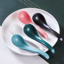 Ceramic spoon household soup small soup spoon creative simple small spoon spoon spoon meal spoon