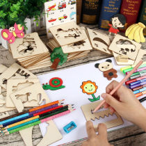 Childrens toys learn to draw tools baby graffiti coloring boys and girls painting template set childrens toys