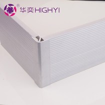 Cabinet aluminum alloy skirting board kitchen cabinet PVC plastic skirting kitchen water baffle floor waterproof patch