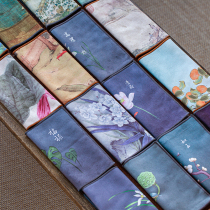 High-grade absorbent tea towel tea cloth tablecloth tea table insulated tea mat tea mat tea set accessories Chinese towel pot towel