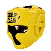 DEEP FEAR lightweight head guard vision broad boxing Muay Thai head guard fighting training helmet head guard