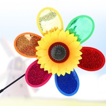 Xiangri Guigui windmill large hair outdoor activities Colorful windmill Childrens cartoon stall sunflower toy wholesale