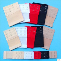 Stretch underwear plus Broadband 4-breasted 3 splicing buckle bra back extended back hook link buckle