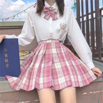 Okada childrens jk uniform skirt genuine full set of autumn and winter primary school students girls college style school uniform set high school students