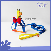 Pet Traction Rope Small Dog Puppies Dog Chest Harness Cord Pooch Junsuke Joke Summer Snownery Walking Dog Rope Suit