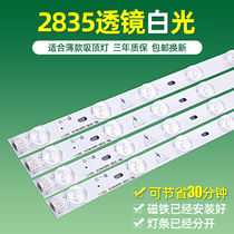 LED light bar replacement strip lamp wick transformation ceiling lamp Kitchen light light box lighting household 220v white light
