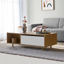 Light luxury simple coffee table American modern simple simple small apartment Nordic coffee table) Look like life