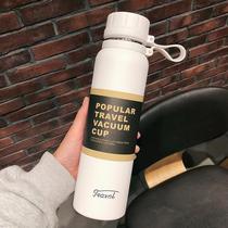 Thermos cup water Cup mens 2021 new car warm bottle outdoor home hand warm pot sports with handle Cup