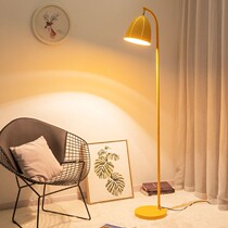 Floor lamp living room Nordic bedroom study simple net red post-modern sofa remote control reading vertical live desk lamp