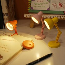 Creative LED mini desk lamp ins wind simple bedroom bedside nightlight student dormitory learning reading light