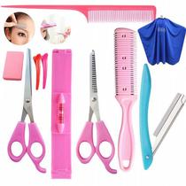 Bangs flat scissors set hair teeth gift thin broken scissors tools Haircut scissors play scissors beauty hair 4 household