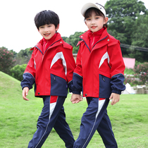 Kindergarten garden clothes spring and autumn winter clothes three-piece childrens class uniforms primary school uniforms outdoor sports suits