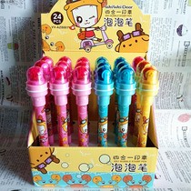 Netred multi-functional red ball pen with cute girl roller hand graffiti seal seal for students blowing bubble children