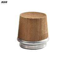 Round Wood odorless cork oak kettle thermos bottle Wood old-fashioned lid cork imported water bottle thermos Cork