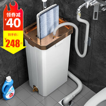 Hand-free wash mop flat plate 2020 new home a mop clean dry and wet mop cloth lazy people squeeze water mop the ground artifact