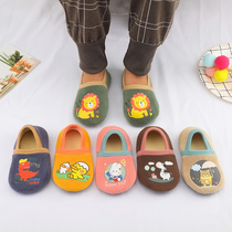 Autumn and winter floor socks non-slip thick soft bottom adult indoor socks for women and children early education toddler plus velvet warm shoes and socks