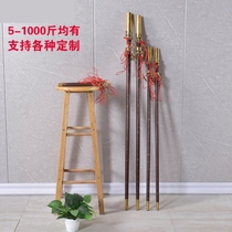 Household kilograms are called old-fashioned handmade hand-called Hook scales wooden scales old people with wood married weighing scales