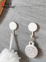 wongsinin powerful no-mark viscose hook kitchen bathroom hanger wall toilet free of punch sticking hook