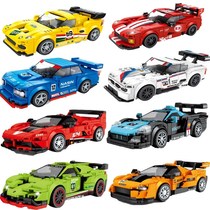 Stag collection 5100 cars World 8 Gg racing car Assembled Building Blocks Training Institution Gift Puzzle Toys