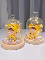 Cord Collection Box Tire Fetal Hair Saving Memorial Making Tiger Baby Belly Baby Newborn Baby Lactose Bottle Storage Bottle