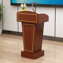 Taiwan platform direct sales station welcome shopping guide station speech desk teacher reception desk training host wedding desk manufacturers