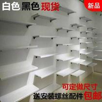Shoe store shoe rack hanging wall shoes tow bag rack childrens clothing single board partition against the wall easy hanging shelf