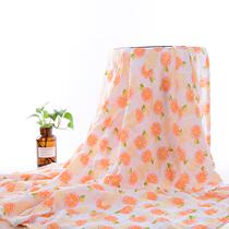 Pure cotton blanket double gauze summer ultra-thin double adult towel quilt cotton childrens towel air conditioning blanket