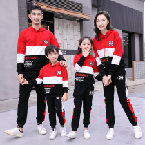 Parent-Child clothing autumn clothing 2021 New style one family three or four clothing home decoration mother and child mother women fashion Family set