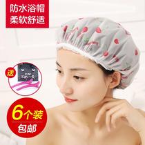 Body shower cap women waterproof bath headgear adult children cute Korean version of Kitchen cooking oil smoke cap household