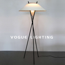 (Ming Jing) New Chinese floor lamp Zen simple modern living room bedroom desk lamp Chinese style designer floor lamp