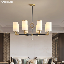 (Su Ting) new Chinese chandelier all copper living room dining room villa simple atmosphere Chinese style Zen chandelier