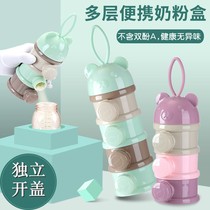 Baby Milk Powder Kit Portable for Accessories Baby Subpackaging Small rice flour boxes Sealed Powdered Milk storage tanks