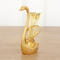 Eurostyle Fruit Sign Creative Fruit Fork Fruit Fork Coffee Spoon Stylish Fruit Fork Holder