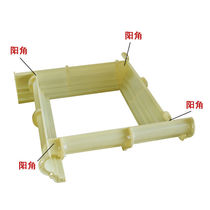 Eaves line mold Roman column eaves line cement European Villa column cap outer wall column waist line decoration