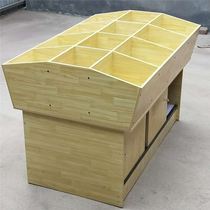 Food cabinet Wooden island cabinet Supermarket grain cabinet Rice bucket Rice cabinet Snack cabinet Display cabinet Melon seed rice bucket