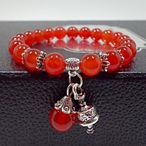 2021 new zodiac year of life natural red agate crystal bracelet red agate bracelet gift girls day gift