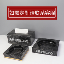 Eurostyle Marble Ashtrays Home Ultra Large Living Room Office Swing upscale luxury minimalist Hyundai Ins