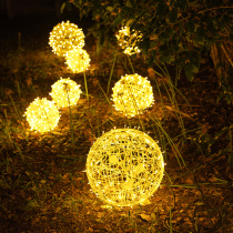 New Year Spring Festival Sepakchuk lights Colorful lights Flashing lights String lights starry outdoor led decorative tree lights Round ball star lights