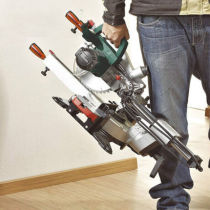 Push-pull miter saw 10 inch 12 inch push-pull aluminum alloy cutting machine woodworking miter saw KGS216 8 inch (gift