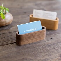 Creative business card holder business card box wooden simple business card holder office desktop card storage box business card holder