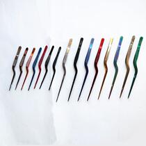 Tool set Stainless steel tweezers Molecular material equipment Artistic cuisine cooking Western chef special shape
