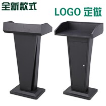 Presentation platform outdoor stainless steel welcome station small property supporting registration concierge station guest parking
