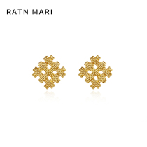 Small Aromas Weave Styling Earrings Ear Clip Women Without Ear holes Mosquito Coil Dish Light Lavish Temperament Ear Accessories 2022 New Tide