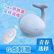kisstoy small vibration jumping egg big female whale baby dolphin second tide spray artifact little devil monster remote control
