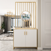 Light luxury porch cabinet shoe cabinet integrated simple modern entrance living room partition cabinet screen decoration