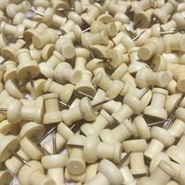 Solid wood gong zi ding Wood pin message board cork screw photo wall logs nail press nail an ding tack boxed
