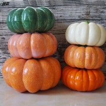 Fruit and vegetable Halloween ghost festival decorations super large pumpkin model fake pumpkin photography props