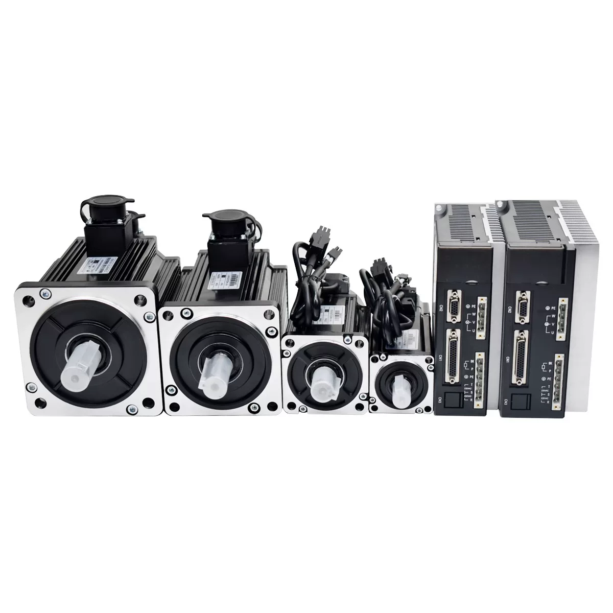 200W / 400W / 750W AC 220V servo motor driver controller encoder