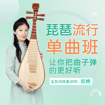 Learn pipa with Mr Quan Pipa pop single class video Face-to-face pipa teaching course